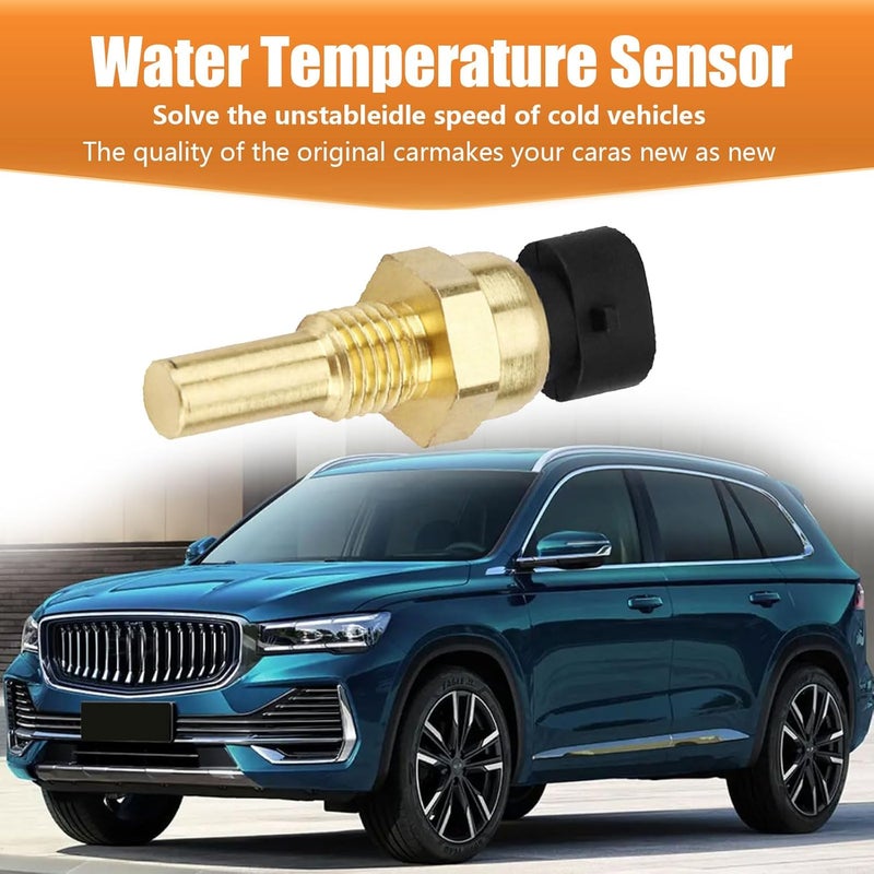 GKmow 1 PC Engine Temperature Sensor, ECT Temp Sensor Replace 15404280 12191170 60811520 12608814, Car Parts, Compatible with Delphi (Gold) - Image 5
